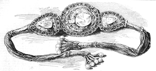 The Koh-i-noor in its original setting
