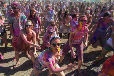 Holi in Los Angeles