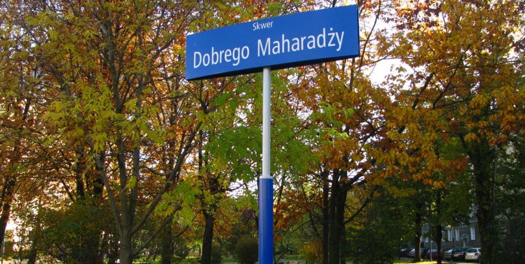 The Square of the Good Maharaja (Skwer Dobrego Maharadzy).