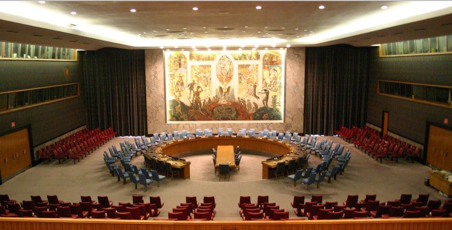 United Nations Security Council Chamber in New York
