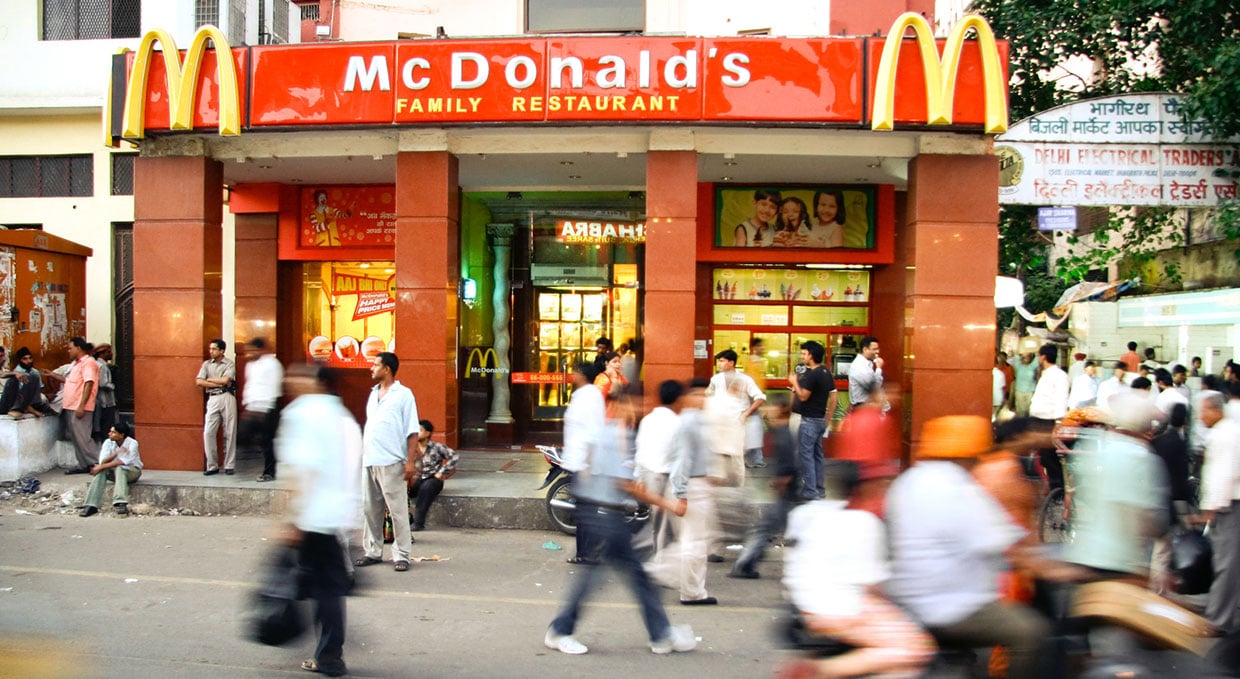 McDonald's in New Delhi