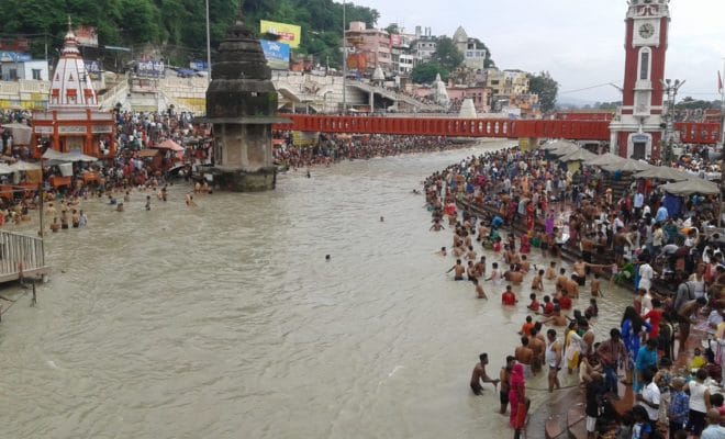 Ganga river at Haridwar