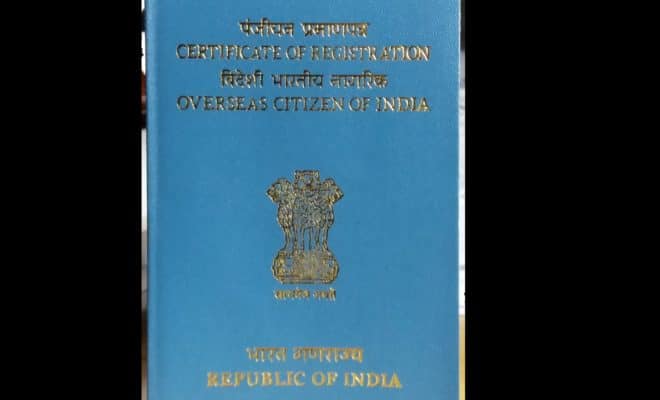 Overseas Citizen of India card