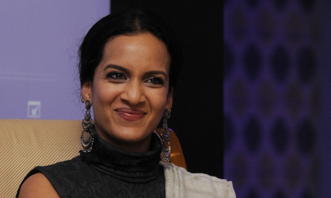 Kolkata: Sitar player and singer Anoushka Shankar during the promotion of restored Indian silent film 'Shiraz: A Romance of India' in Kolkata on Nov 2, 2017. (Photo: IANS)