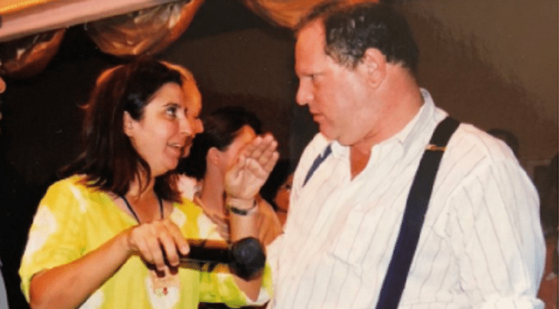 Farah Khan with Harvey Weinstein