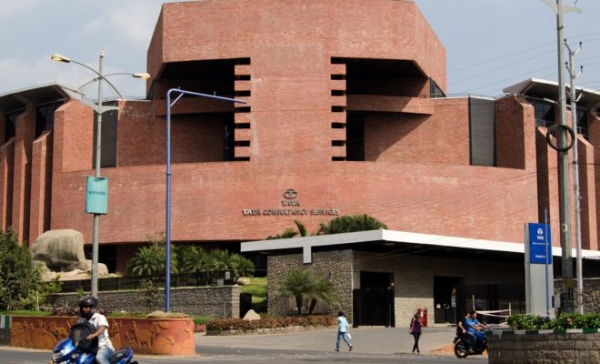 Tata Consultancy Services office in Hyderabad.
