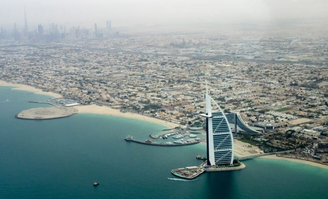 Coastline of Dubai
