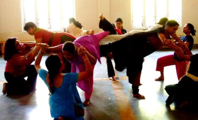 A session in progress at Creative Movement Therapy Association of India.