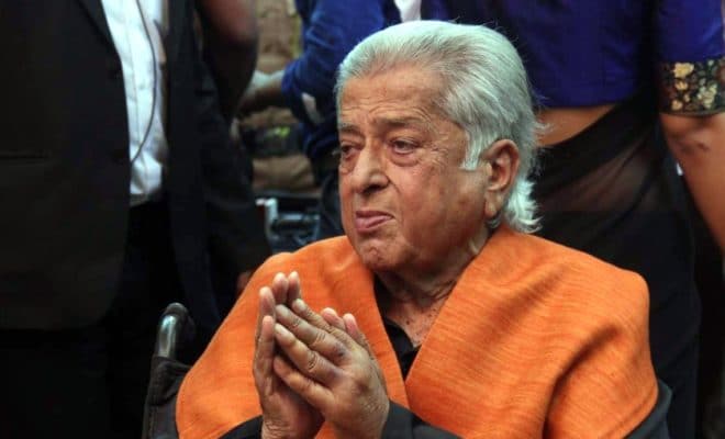 Veteran actor-producer Shashi Kapoor.