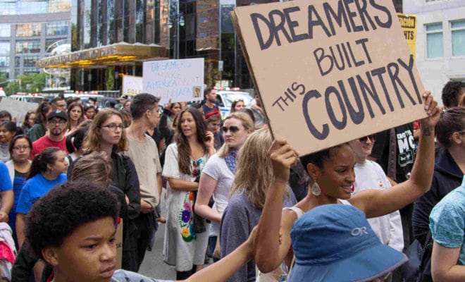 Rally in support of DACA