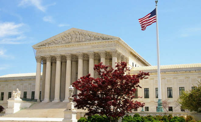 The US Supreme Court in Washington DC.