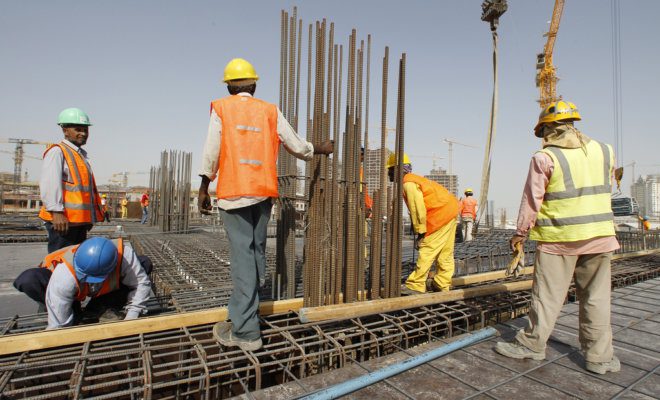 Construction site in Doha