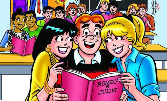 Archie with Betty and Veronica