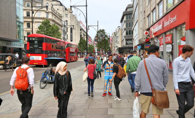 Oxford Street in London