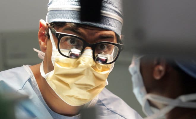 Dr. Atul Gawande, a clinician at Harvard and who writes for The New Yorker, performs a thyroidectomy at Brigham and Women's Hospital Thursday March 15, 2007 in Boston.