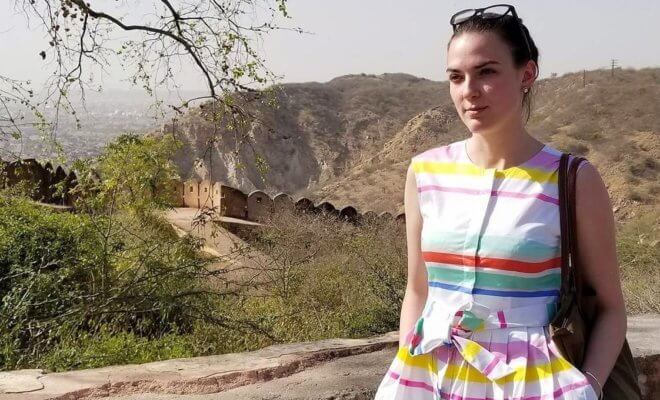 Christina MacDonald in Jaipur