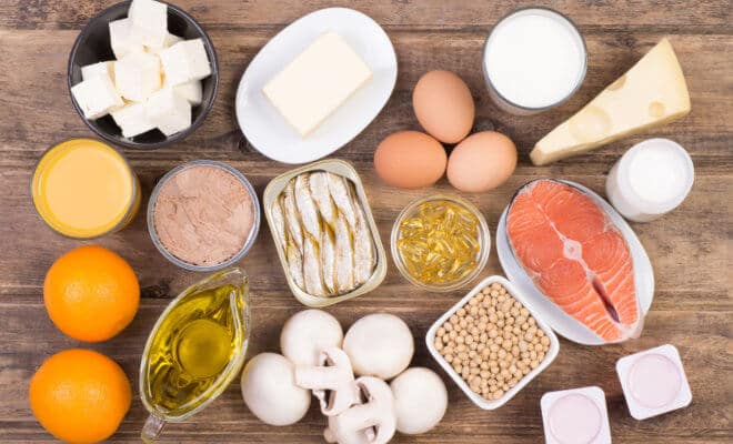 Food rich in vitamin D