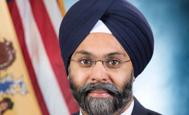 New Jersey's Attorney General Grubir S. Grewal.
