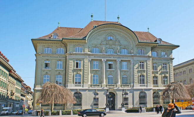 The headquarters of the Swiss National Bank in Bern.