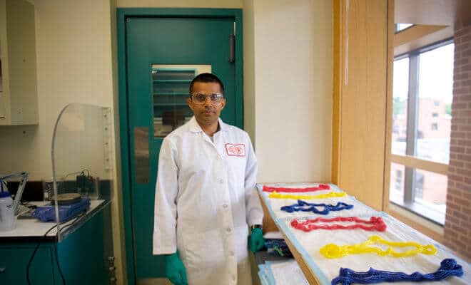 Samit Chevli, 43, a principal investigator at DuPont, in Wilmington, Del., June 13, 2018. Chevli is in the lab at least once a week when not traveling.