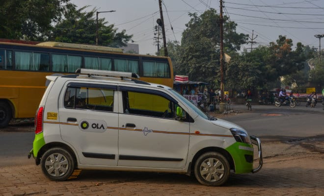 Ola cab in India