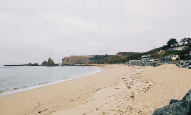 Nearly 47 cottages and a picturesque shoreline make up the area known as Martin’s Beach, Calif., purchased by Vinod Khosla.