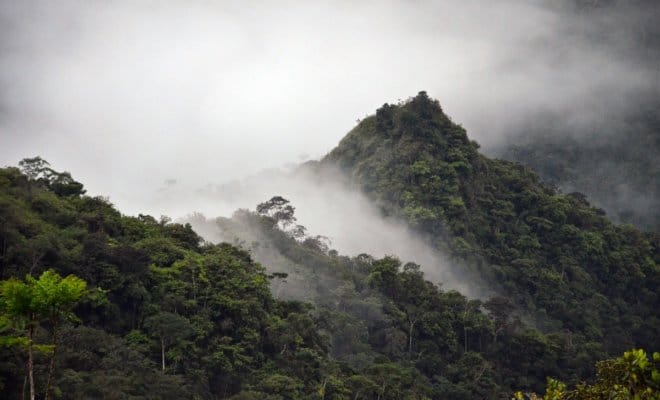 In a photo provided by David Blinken, part of the Western Andes Mountains in Colombia.