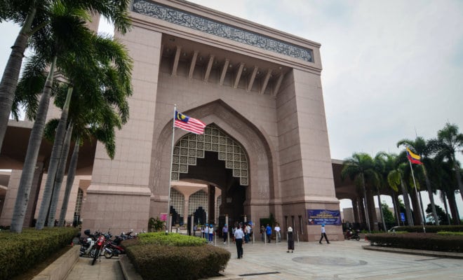 Putra Mosque in Putrajaya Malaysia.