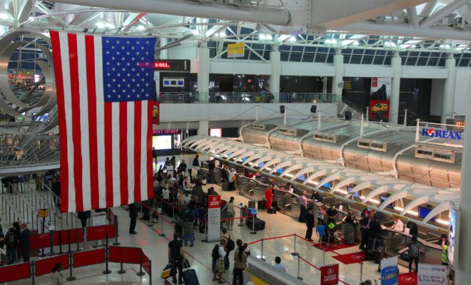 JFK International Airport in New York.