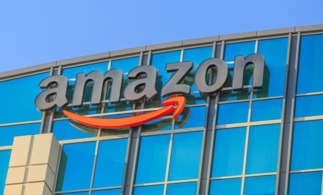 Big Amazon campus in Silicon Valley, United States.