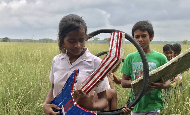A still from 'Village Rockstars'