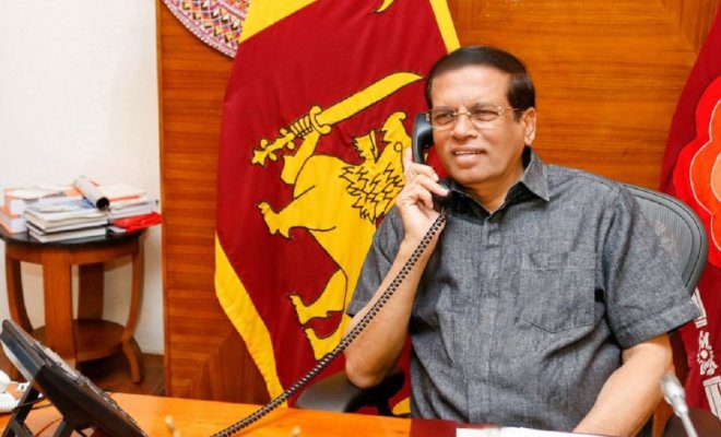 Photo Credit: Twitter @MaithripalaS