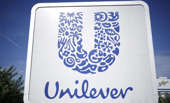 Unilever logo.